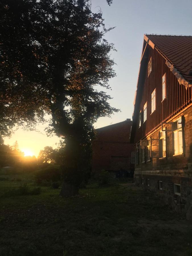 Zabytkowy Drewniany Dom Z 1887 Roku Nowy Dwór Gdański Eksteriør billede